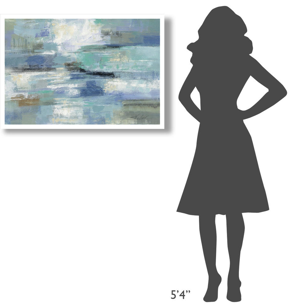 "Clear Water" Digital Paper Print by Silvia Vassileva, 38"x26"