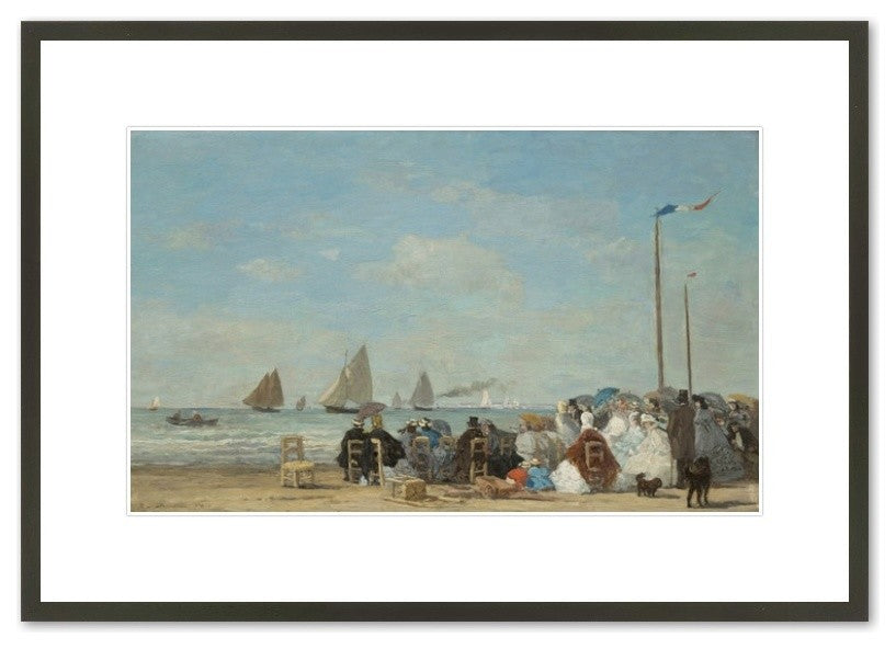Beach Scene at Trouville, 1863