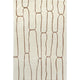 Nazco Abstract New Zealand Wool Area Rug, Cream 10''x14''