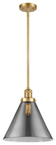 Cone Mini Pendant, Satin Gold, Plated Smoke