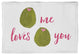 Olive Me Loves Olive You 2x3 Kitchen Rug
