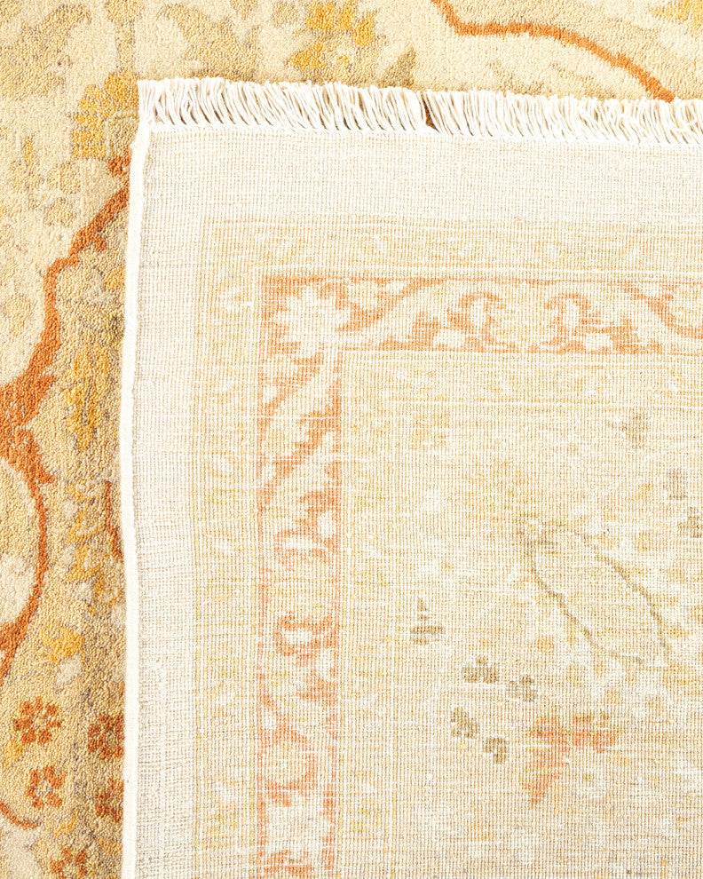 Angelina, One-of-a-Kind Hand-Knotted Area Rug Ivory, 8'2"x10'4"