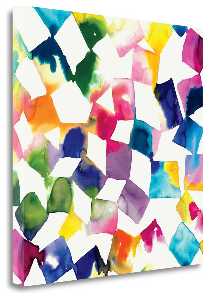 "Colorful Cubes" By Wild Apple Portfolio, Giclee Print on Gallery Wrap Canvas