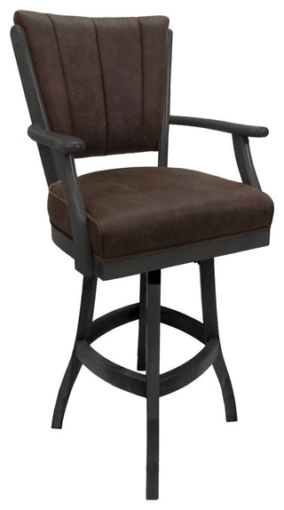 Classic Counter Bar Stools 26" 30" Extra Tall 34", Northwest Whiskey - Dark Grey, 26"