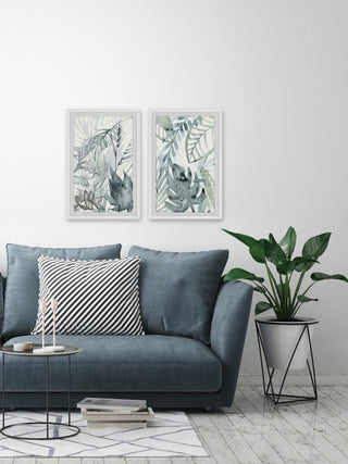 Mystic Tropical Diptych, 16"x12"