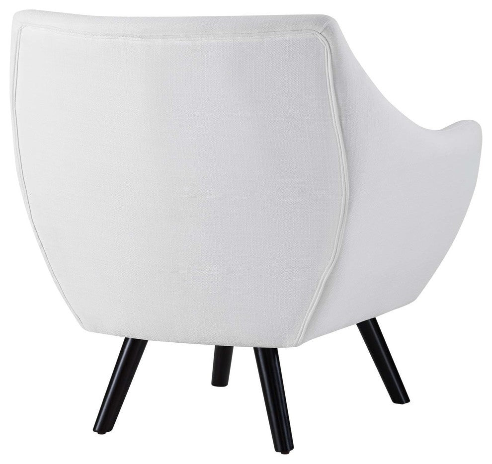 Modern White Allegory Armchair