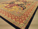 EORC Hand-tufted Wool Black Transitional Oriental Polonaise Rug, Round 6'x6'