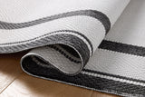 Loloi Easton Onyx / Ivory 18" x 18" Sample Rug