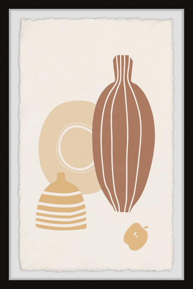 "Perfect Stripes" Framed Painting Print, 8x12