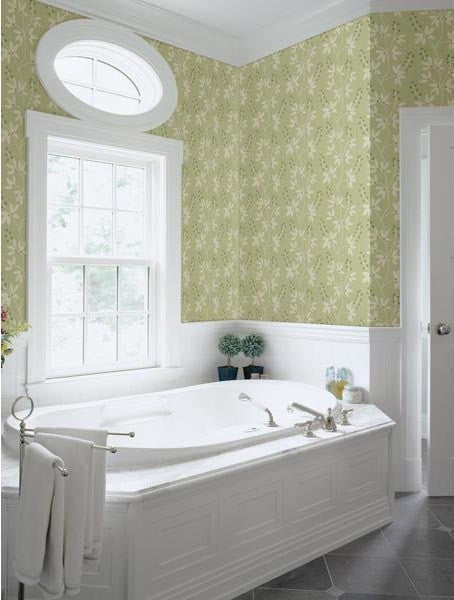 Eaton Blue Geometric Wallpaper Bolt