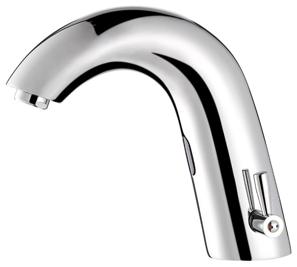 Jumilla Automatic Sensor Touchless Bathroom Faucet, Polished Chrome