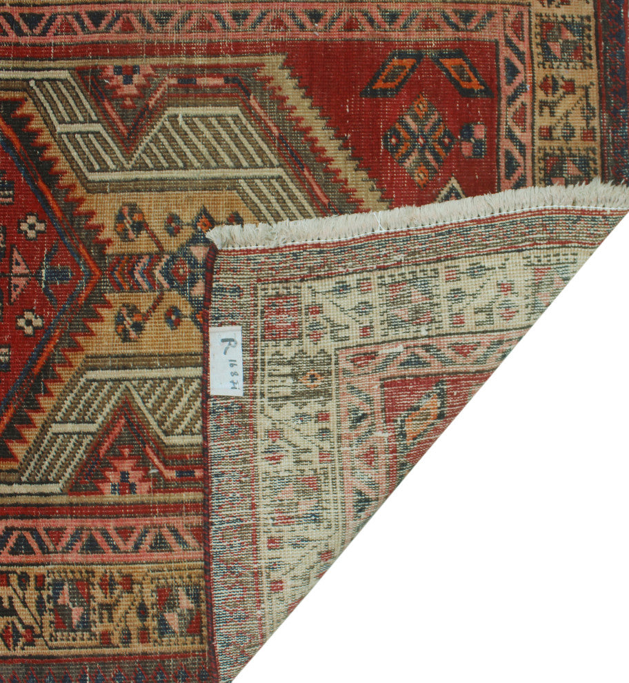 Fine Vintage Distressed Kentrell Beige Runner