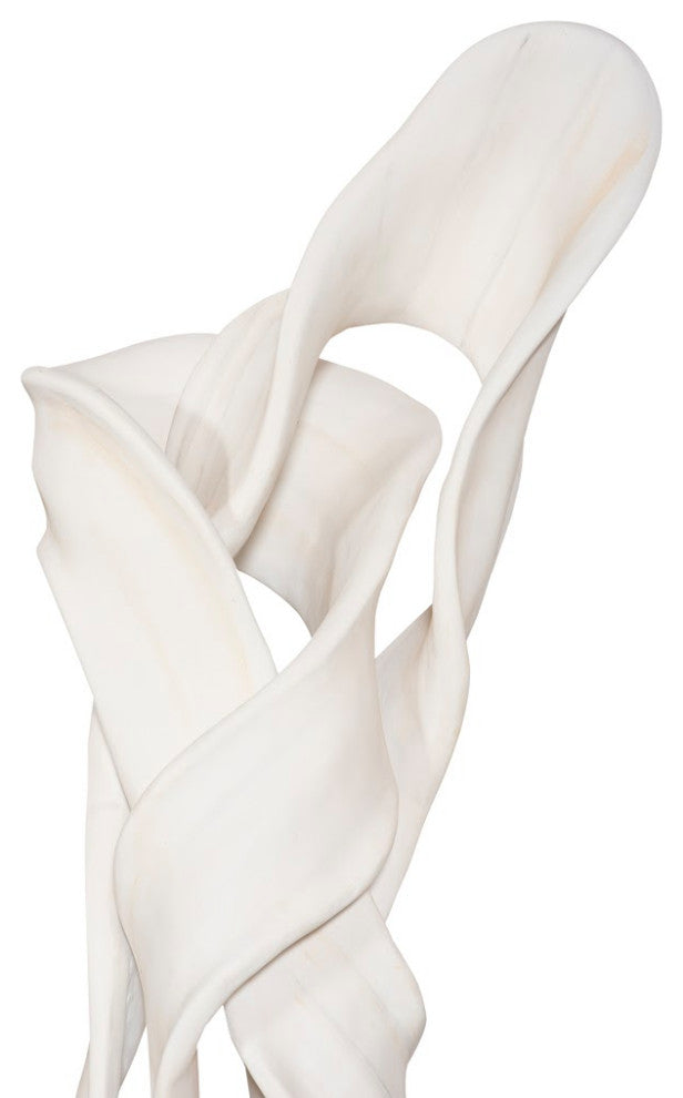 Cast Dancing Sculpture, Releve, Faux Bleached