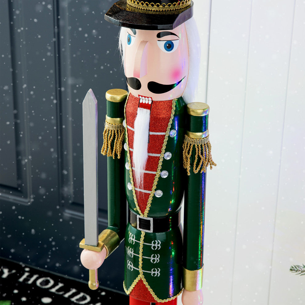 42"H Wooden Christmas Soldier Nutcracker