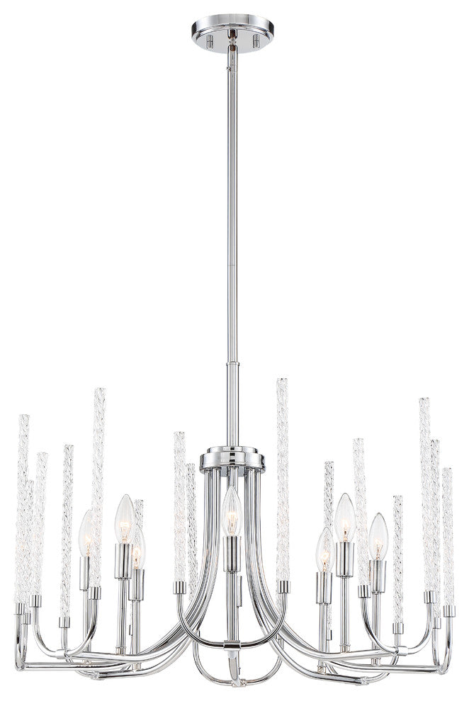 Laretto 8-Light Chandelier, Chrome