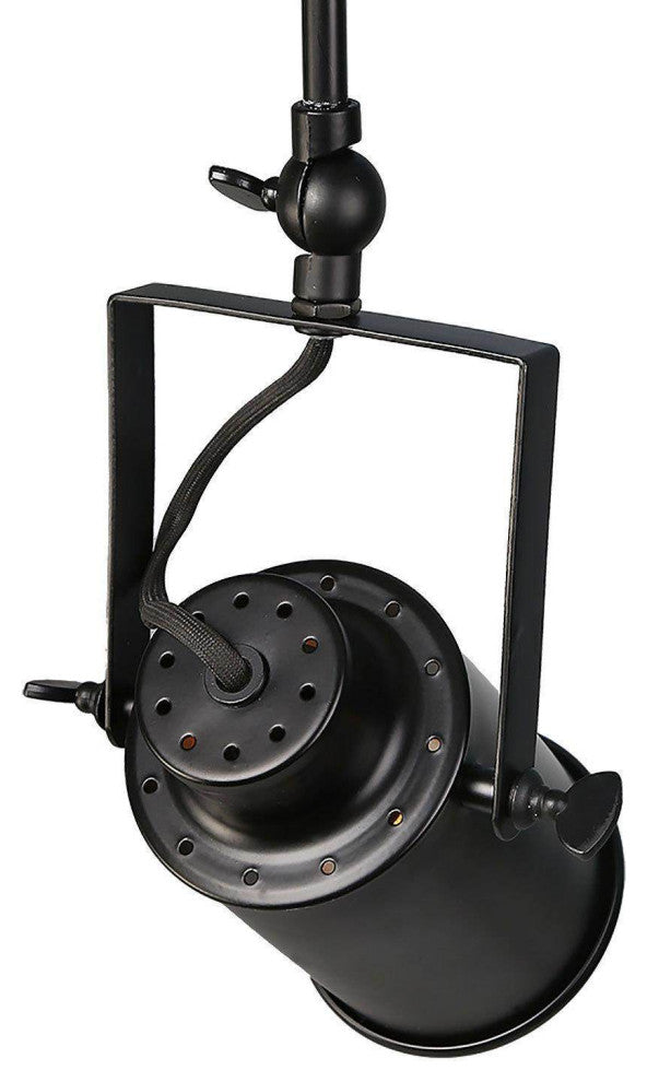 Black Split Rail 4 Spotlight Track Lighting