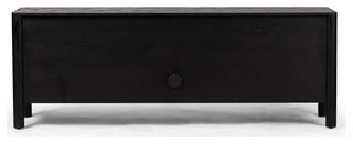 Pollard Media Console-Brushed Ebony Oak