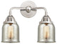 Small Bell Bath Vanity Light, Polished Chrome, Silver Plated Mercury