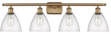 Innovations 516-4W-BB-GBD-754 4 Light Bath Vanity Light, Brushed Brass
