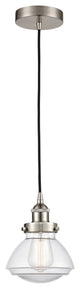 Innovations 616-1PH-SN-G322 1-Light Mini Pendant, Brushed Satin Nickel