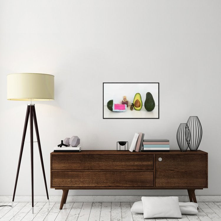 "Ready For The Birth" Framed Canvas Giclee by Jacqueline Hammer, 31x20"