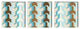 Geometric Study XX Canvas Wall Art 3-Piece Set