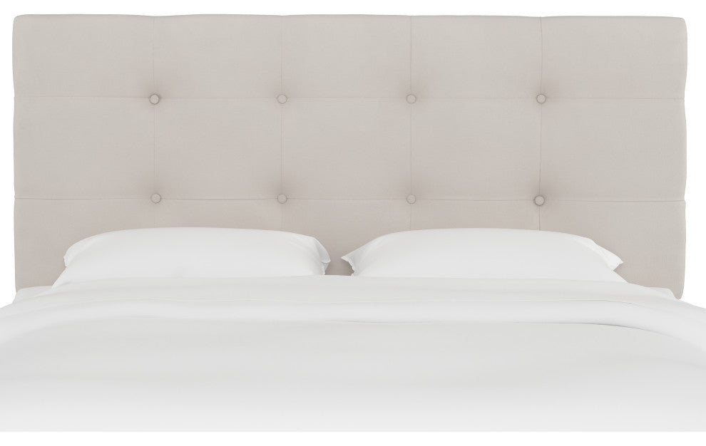 Cameron Tufted Headboard, Premier Platinum, Queen