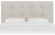 Cameron Tufted Headboard, Premier Platinum, Queen