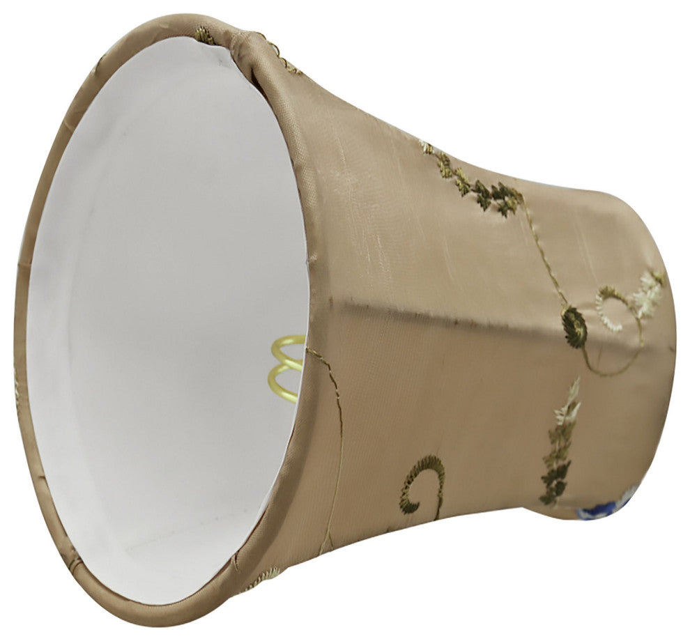 30241-6 Small Bell  Chandelier Clip On Lamp Shade Gold 2 1/2"x4"x5"