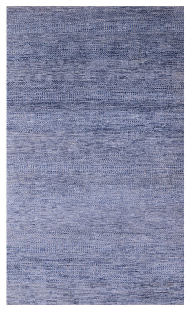4' 10" X 8' 2" Wool and Silk Savannah Grass Handmade Rug Q11931