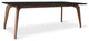 Modern Brazilian, Giane, Dining Table, Nogal Base, Black Top