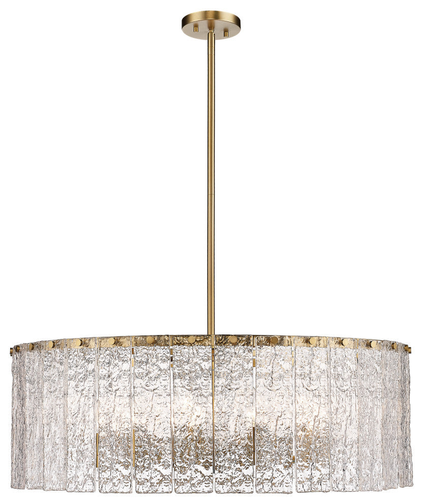 Zlite 1943P32-MGLD 12-Light Pendant, Clear