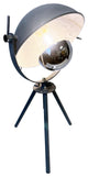 Gray Tripod Headlight Table Lamp