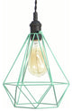 Black Mint Diamond Cage Pendant Light
