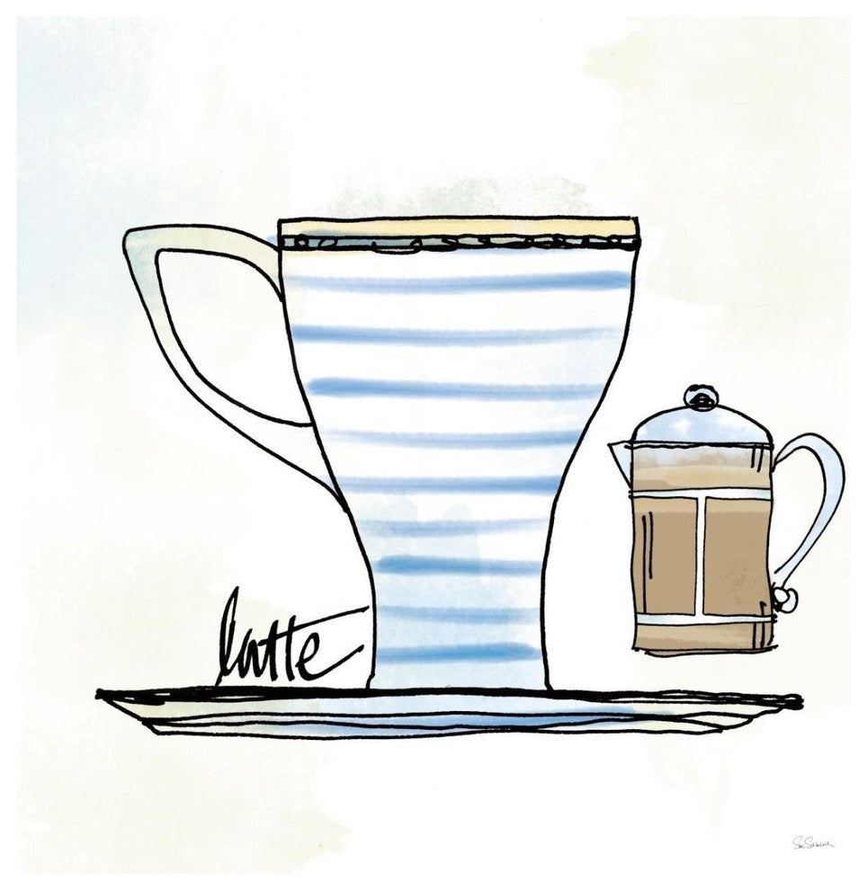 "Good Brew VIII" Digital Paper Print by Sue Schlabach, 26"x26"