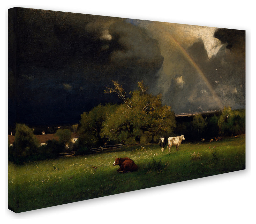 George Inness 'The Rainbow' Canvas Art, 24 x 16
