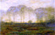 Dwight W Tryon Dawn, May, Gallery Wrapped Canvas Print, 18"x27"