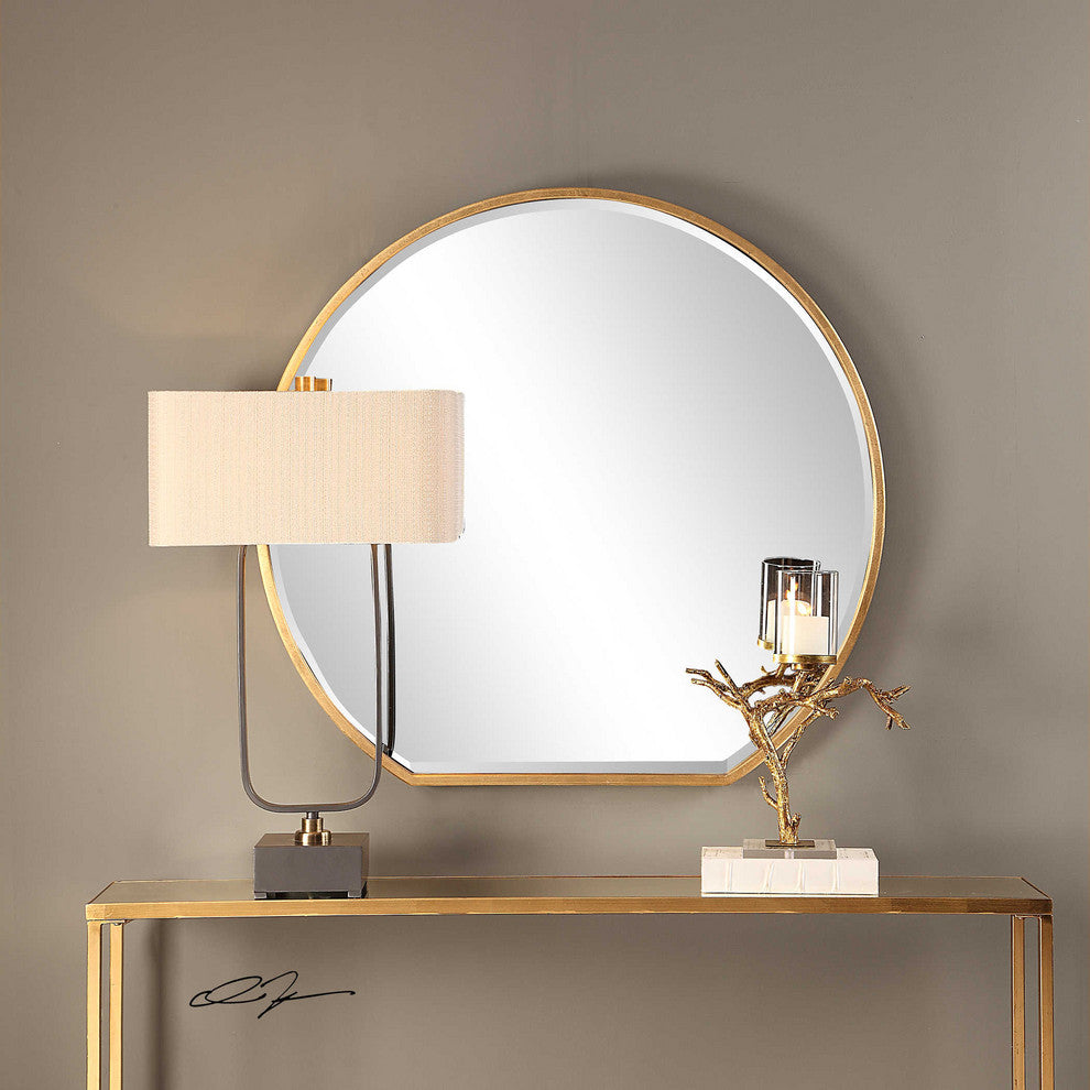 New Uttermost Cabell Gold Mirror