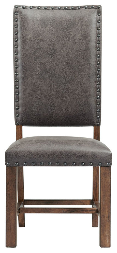 Picket House Hayward 7 Piece Dining Set Table and 6 Tall Back Chairs