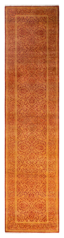 Mogul, One-of-a-Kind Hand-Knotted Area Rug Orange, 2'7"x11'7"