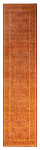 Mogul, One-of-a-Kind Hand-Knotted Area Rug Orange, 2'7"x11'7"