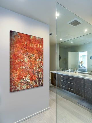 "Imagine" Painting Print on Wrapped Canvas