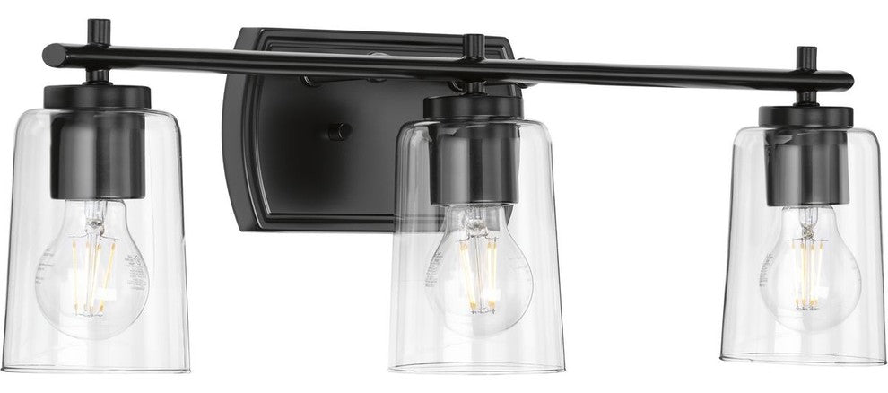 Adley Collection 3-Light Bath and Vanity, Black