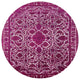 Ahgly Company Indoor Round Mid-Century Modern Area Rugs, 6' Round