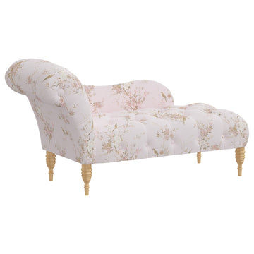 Rachel Ashwell Chaise, Sc Bird Chinoiserie Pink