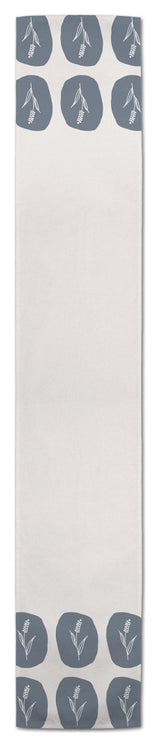 Wheat Branch Blob 16x90 Poly Twill Table Runner