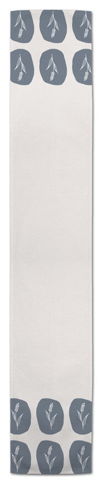 Wheat Branch Blob 16x90 Poly Twill Table Runner