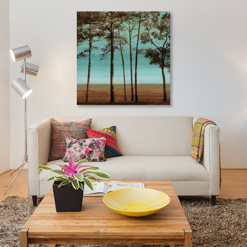 "Azure I" by Chris Donovan, Canvas Print, 37"x37"