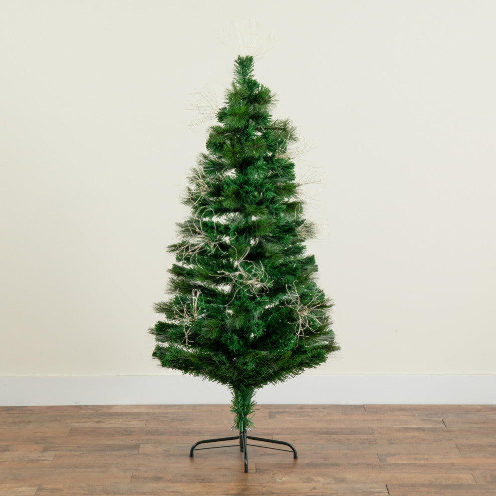 5ft. Pre-Lit Fiber Optic Artificial Christmas Tree