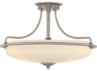 Griffin 4-Light Semi-Flush Mount, Antique Nickel
